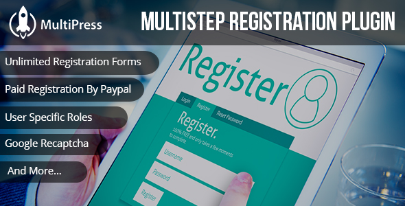 MultiPress Pro - WP Registrierungsformular für mehrere Schritte